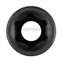 Neo hosszú gépi dugókulcs 1/2", CrMo, 16 mm