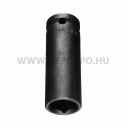 Neo hosszú gépi dugókulcs 1/2", CrMo, 22 mm