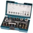 Makita mágneses bit és dugókulcs készlet, 1/4", 21 részes