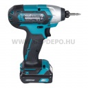 Makita TD110DSME akkus ütvecsavarbehajtó 10,8V-12V Max CXT 4,0 Ah