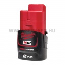 Milwaukee M12 B2 2,0Ah akkumulátor