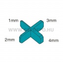 Bihui fugakereszt 1/2/3/4 mm, 50 db/cs