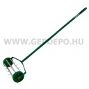 VERTO Fűszellőztető, gyepszellőztető, kézi, 27 tüske, 15 cm dobátmérő