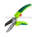 VERTO Metszőolló, rávágó, 190mm, penge:41mm, vágókap.: 10mm, teflon bevonat