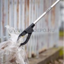 VERTO Szemétfelszedő csipesz, rugós, forgófejes, 76cm