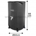 NEO Esővízgyűjtő tartály, összecsukható, PVC, 250L