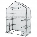 NEO Növényház 143 x 73 x 195cm, PVC fólia, fémszerkezet