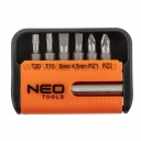 NEO TOOLS csavarhúzó bitkészlet 7db