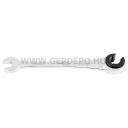 NEO TOOLS racsnis csillag-villáskulcs, félig nyitott 19mm