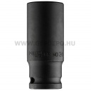 Neo hosszú gépi dugókulcs 1/2", CrMo, 24 mm
