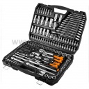 Neo Tools dugókulcskészlet 216 darabos, 1/2", 3/8", 1/4"