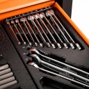 NEO TOOLS szerszámkocsi 7 fiókkal, 176 részes szerszámkészlettel
