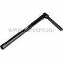 NEO TOOLS csaptelepkulcs, csuklós 250mm, 5+1 cserélhető fej, 8-13mm