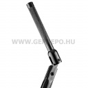 NEO TOOLS csaptelepkulcs, csuklós 250mm, 5+1 cserélhető fej, 8-13mm