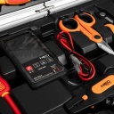 NEO TOOLS szerszámkészlet villanyszerelőknek, 25 részes, kofferben