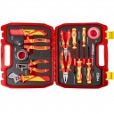NEO TOOLS szerszámkészlet villanyszerelőknek, 13 részes, kofferben