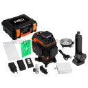 NEO TOOLS 3x360° önbeálló keresztvonal lézer készlet