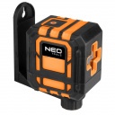 NEO TOOLS önbeálló keresztvonal lézer 20m hatótávval