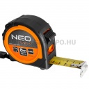 NEO TOOLS mágneses, dupla fékes mérőszalag 8m/25mm