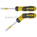 PROXXON Dugókulcs -és bitkészlet hajlítható csavarhúzó nyéllel 1/4", 54db-os (23104)