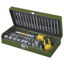 PROXXON Dugókulcs -és bitkészlet hajlítható csavarhúzó nyéllel 1/4", 54db-os (23104)