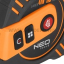 NEO TOOLS lézeres távolságmérő 40 méteres hatótáv, beépített mérőszalaggal