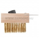 NEO TOOLS drótkefe térkőtisztításhoz, fugakaparóval