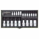 PROXXON Torx dugókulcs készlet 1/4", 1/2" 24db-os (23102)