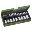 PROXXON Torx dugókulcs készlet 1/4", 1/2" 24db-os (23102)