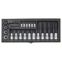 PROXXON Torx dugókulcs készlet 1/4", 1/2" 29db-os (23103)