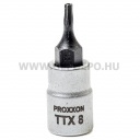 PROXXON Torx dugókulcs bitfejjel 1/4", TTX8 (23753)