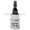PROXXON Torx dugókulcs bitfejjel 1/4", TTX20 (23758)