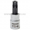 PROXXON Torx dugókulcs bitfejjel 1/4", TTX40 (23764)