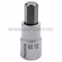 PROXXON Imbusz dugókulcs bitfejjel 1/2", HX12x55mm (23481)