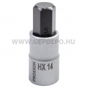 PROXXON Imbusz dugókulcs bitfejjel 1/2", HX14x55mm (23482)