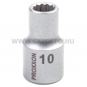 PROXXON Dugókulcs 1/2", rövid, 12lapú, 10mm (23305)