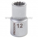 PROXXON Dugókulcs 1/2", rövid, 12lapú, 12mm (23307)