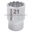 PROXXON Dugókulcs 1/2", rövid, 12lapú, 21mm (23314)
