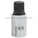 PROXXON Dugókulcs bitfejjel 1/2", VZ18x55mm (23329)