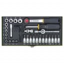 PROXXON Dugókulcs készlet 1/4", 4-13mm, 36db-os (23080)