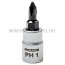 PROXXON Dugókulcs bitfejjel 1/4", PH1x33mm (23730)