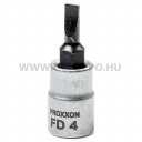 PROXXON Dugókulcs bitfejjel 1/4", lapos, FD4x33mm (23737)