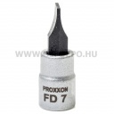 PROXXON Dugókulcs bitfejjel 1/4", lapos, FD7x33mm (23741)