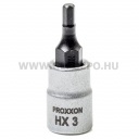 PROXXON Dugókulcs bitfejjel 1/4", HX3x33mm (23743)