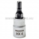 PROXXON Dugókulcs bitfejjel 1/4", HX4x33mm (23745)