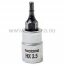 PROXXON Dugókulcs bitfejjel 1/4", HX2,5x33mm (23746)