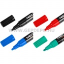NEO TOOLS színes jelölőfilc, vastag hegyű 4db