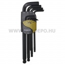 PROXXON Hajlított imbuszkulcs készlet 1,5-10mm, 9db-os (23946)