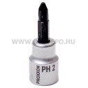 PROXXON Dugókulcs bitfejjel 3/8", PH2x50mm (23595)