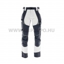 Deréknadrág Sara Cottonflex v.szürke/fehér 54-es